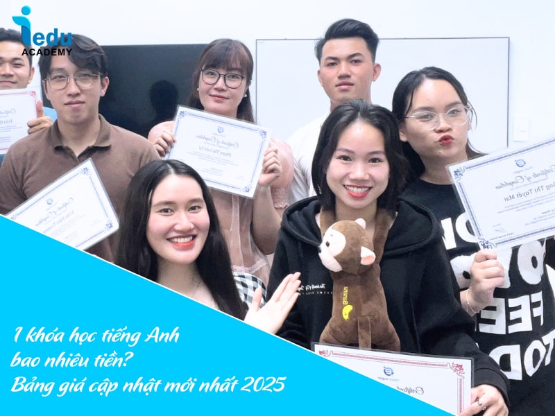 1 khóa học tiếng Anh bao nhiêu tiền? Bảng giá cập nhật mới nhất 2025