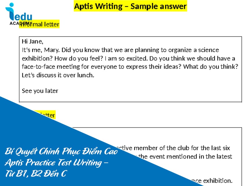 Bí Quyết Chinh Phục Điểm Cao Aptis Practice Test Writing – Từ B1, B2 Đến C