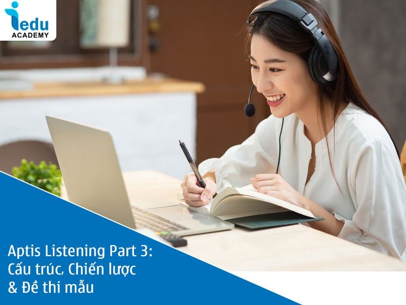 Aptis Listening Part 3: Cấu trúc, Chiến lược & Đề thi mẫu
