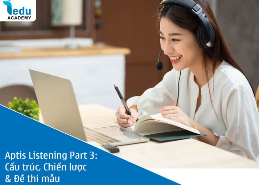 Aptis Listening Part 3: Cấu trúc, Chiến lược & Đề thi mẫu